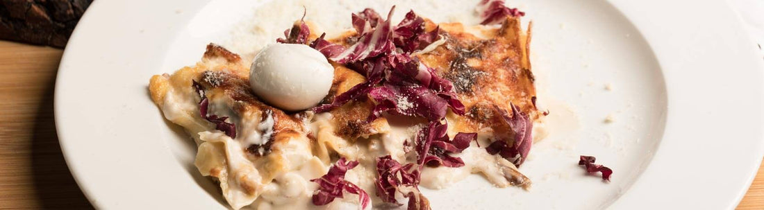 Lasagnetta Mascarpone Radicchio Rosso e Noci
